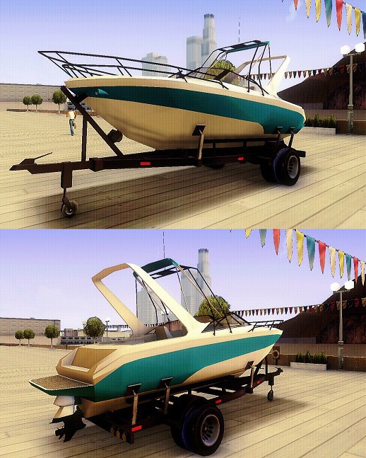 GTA V Boat Trailer