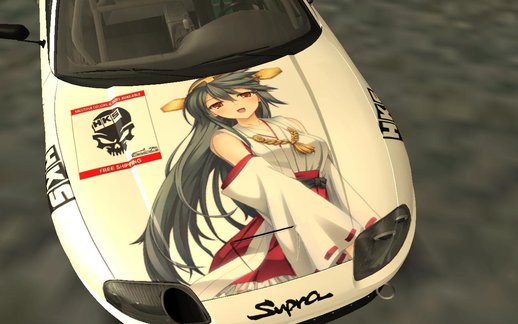 Toyota Supra Kantai Collection Haruna Paint Job