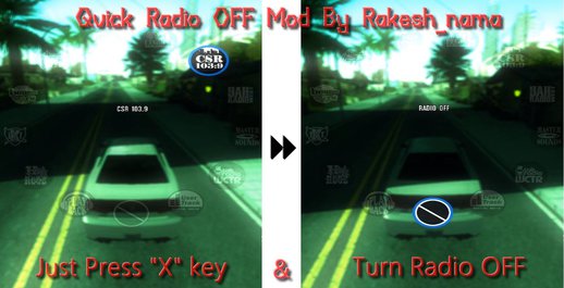 Quick Radio Off Mod