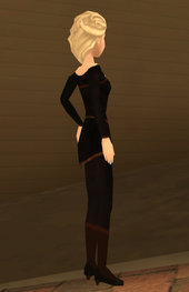 Elsa Black Outfit