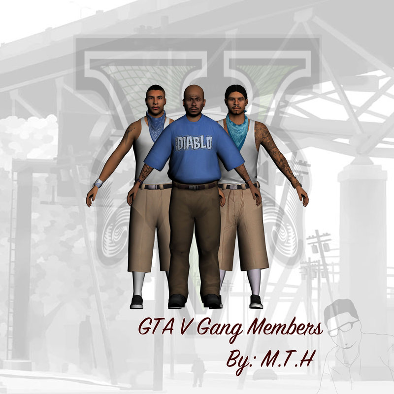 Download Los Santos Vagos Gang Member Skin for GTA San Andreas