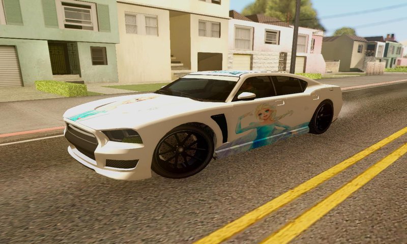 Billy Besiddelse bede GTA San Andreas Bravado Buffalo S v2 Elsa Frozen Paintjob Mod -  GTAinside.com