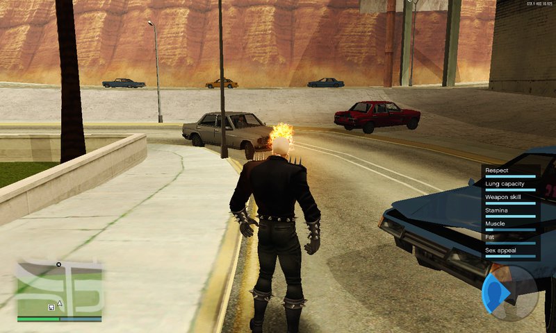 Gta San Andreas Ghost Rider Mod V11 Mod Gtainsidecom