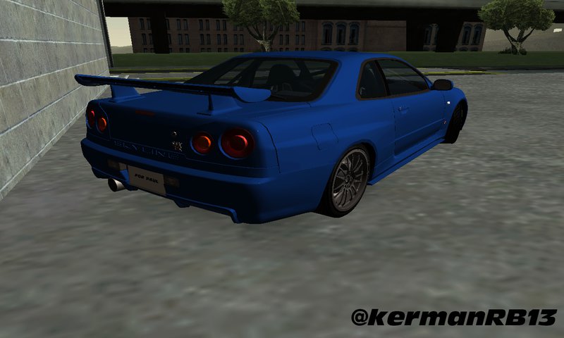 Gta San Andreas 2002 Nissan Skyline Gt R R34 Fast And