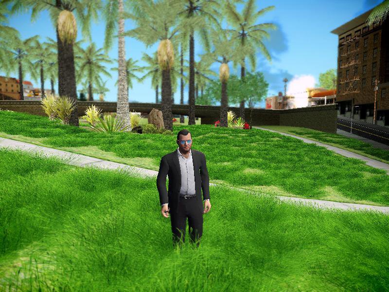 GTA San Andreas Android PS2 Grass Mod