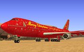 Boeing 747-100 Merry Christmas 