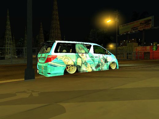 Toyota Alphard Hatsune Miku