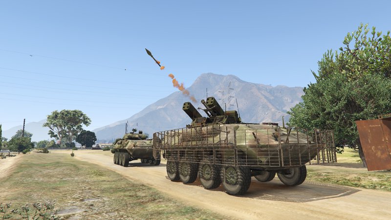 GTA 5 LAV-AD Air Defense Vehicle Mod - GTAinside.com