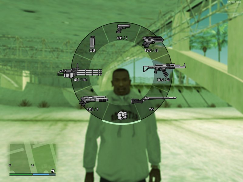 New Icons For Weapons Wheel Hud Gta V.