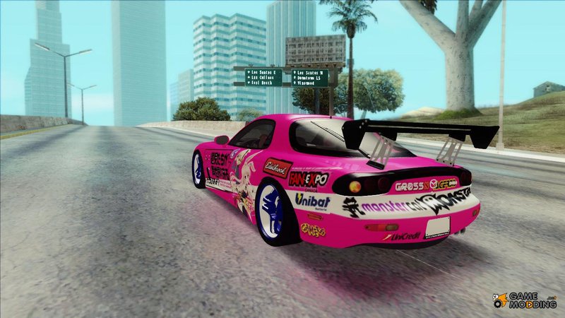 GTA San Andreas Mazda RX-7-Itasha Mod - GTAinside.com