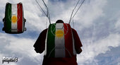 GTA V Parachute With Kurdish Flag 