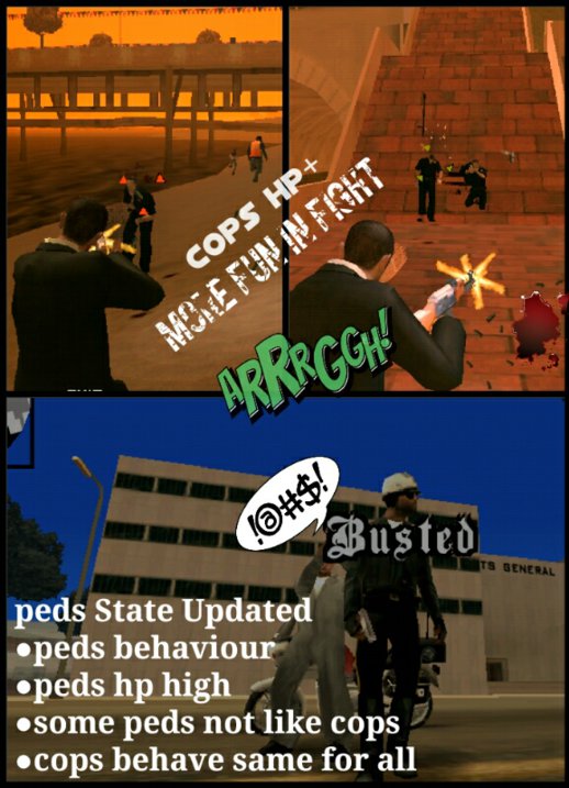 PED State Behave Update & High hp (Android)