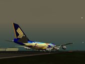 Singapore Airlines Boeing 747 Tropical Livery