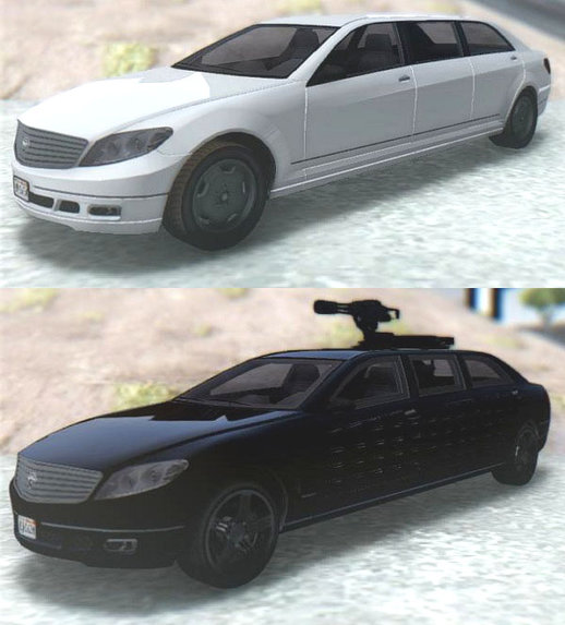 GTA IV/V Benefactor Stretch E & Turreted