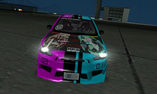 Evo X Tuneable Twin Color Miku X Luka PaintJobs