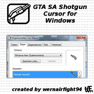 GTA SA Shotgun Cursor For Windows 
