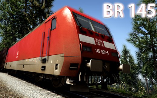 German Railcar (Bombadier Traxx DB BR 145) - Train Mod [Enterable] 