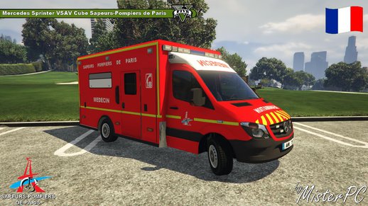 Mercedes Sprinter VSAV Cube Sapeurs-Pompiers de Paris