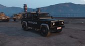 Land Rover Defender Macedonian Police