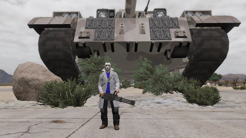 GTA V Mods - Tanque de Guerra Gigante 