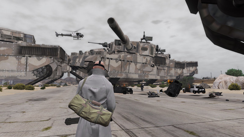 GTA V Mods - Tanque de Guerra Gigante 