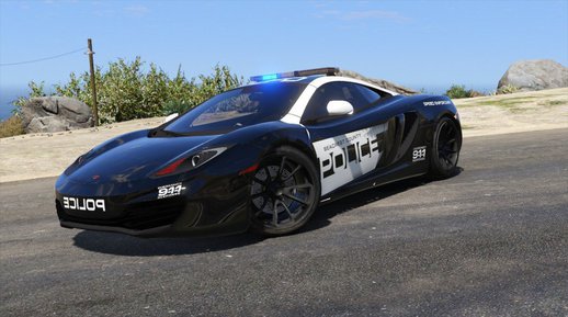 McLaren MP4 12C - Seacrest County Police + Template