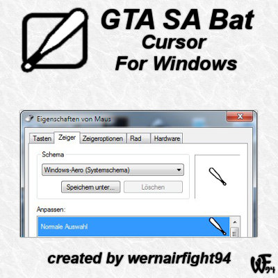 GTA SA Bat Cursor For Windows