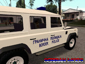 Land Rover Serbian Border Police