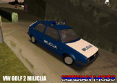 Volkswagen Golf Mk2 Milicija