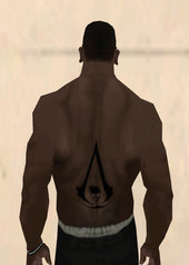 Assassin's Creed 4 Black Flag Skull Lower Back Tattoo