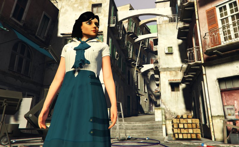 GTA 5 Elizabeth from Bioshock Infinite Mod