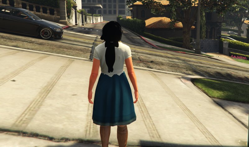 GTA 5 Bioshock Infinite Elizabeth + BaS Mod 