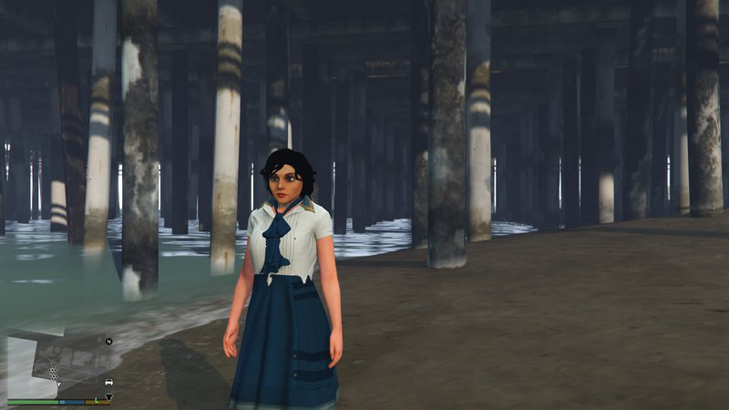 GTA 5 Elizabeth from Bioshock Infinite Mod 