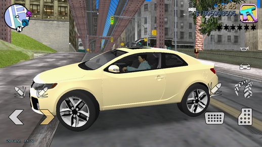 2009 Kia Forte Koup For GTA III Mobile