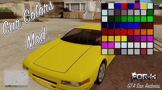 Car Colors Mod