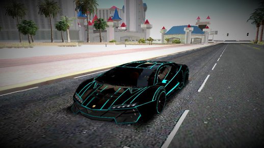 GTA V Zentorno Tron Paintjob