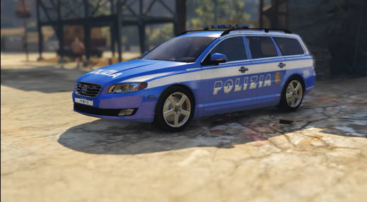Italian Police Volvo V70 (Polizia Italiana)