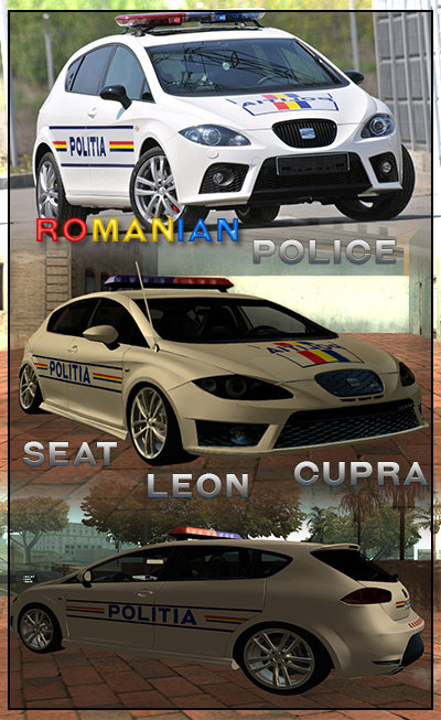 Seat Leon Cupra Romania Police