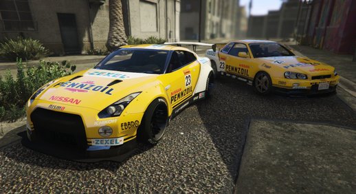 Pennzoil GT-R LibertyWalk Livery