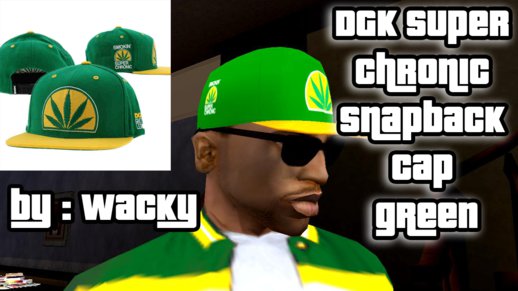 DGK Super Chronic Snapback Cap green