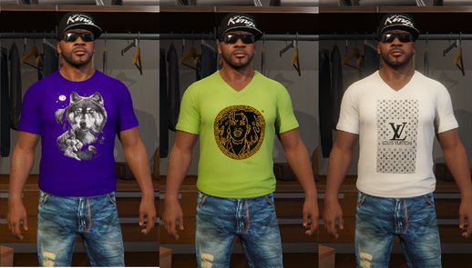 GTA 5 New T-Shirts for Franklin Mod - GTAinside.com