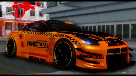 Nissan GTR Fake Taxi