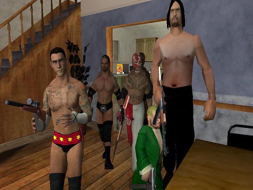 7 WWE Superstar Team Bodyguard Mod V6