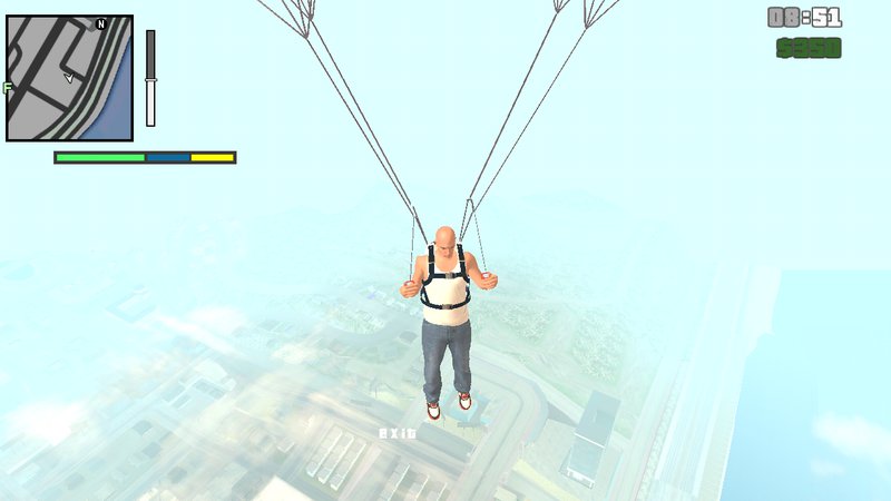 GTA SA EVOLUTION CLEO MOD 3 PARACHUTE INFINITY (PARAQUEDAS