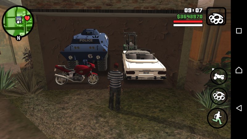 GTA San Andreas 100% Savegame for Android Mod