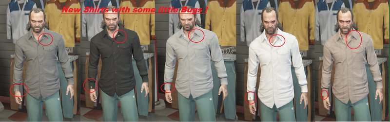 GTA 5 Trevor new clothes Mod3 Jeans Shirts Shoes Mod GTAinside
