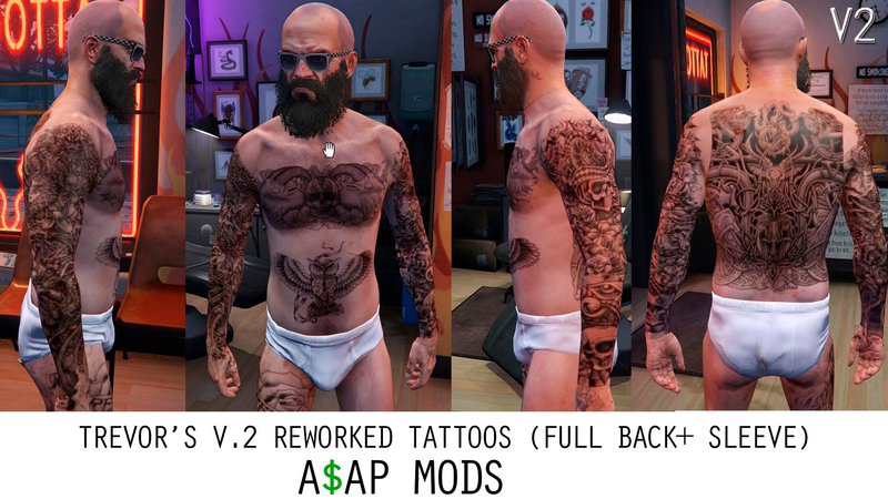 GTA 5 Player Mods - Tattoo 
