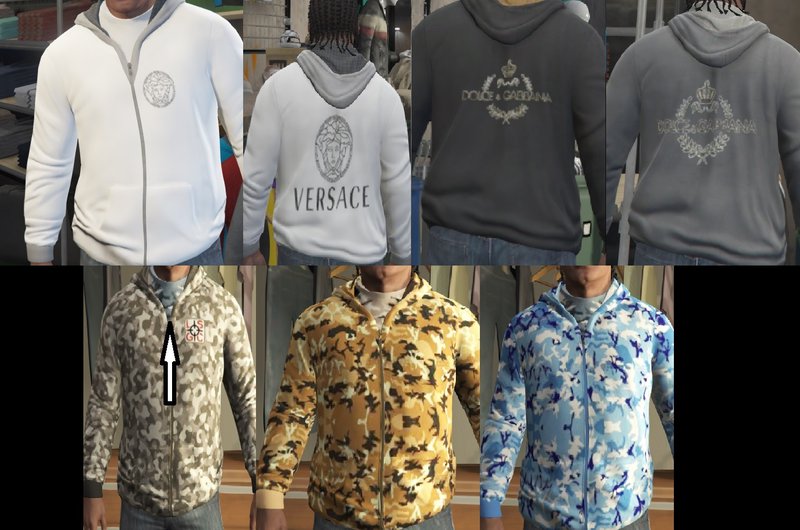 GTA 5 NEW Hoddys for FRANKLIN Clothes Mod #1 Mod - GTAinside.com