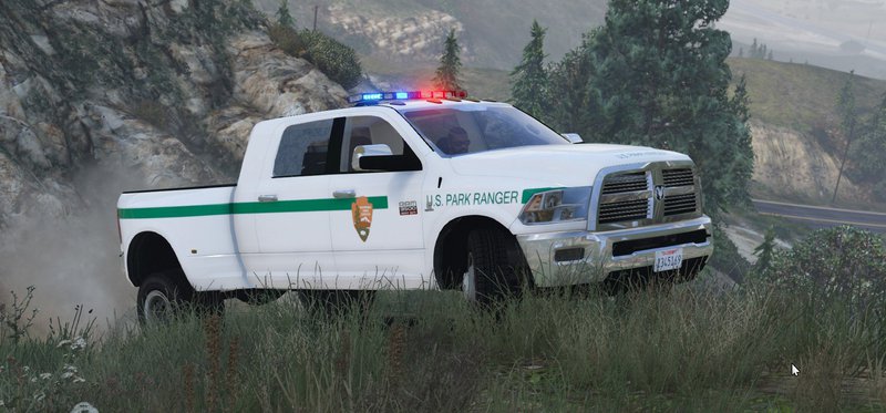 GTA 5 Dodge Ram 3500: Park Ranger Mod - GTAinside.com