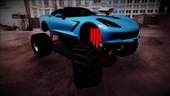 2014 Chevrolet Corvette Stingray C7 Monster Truck